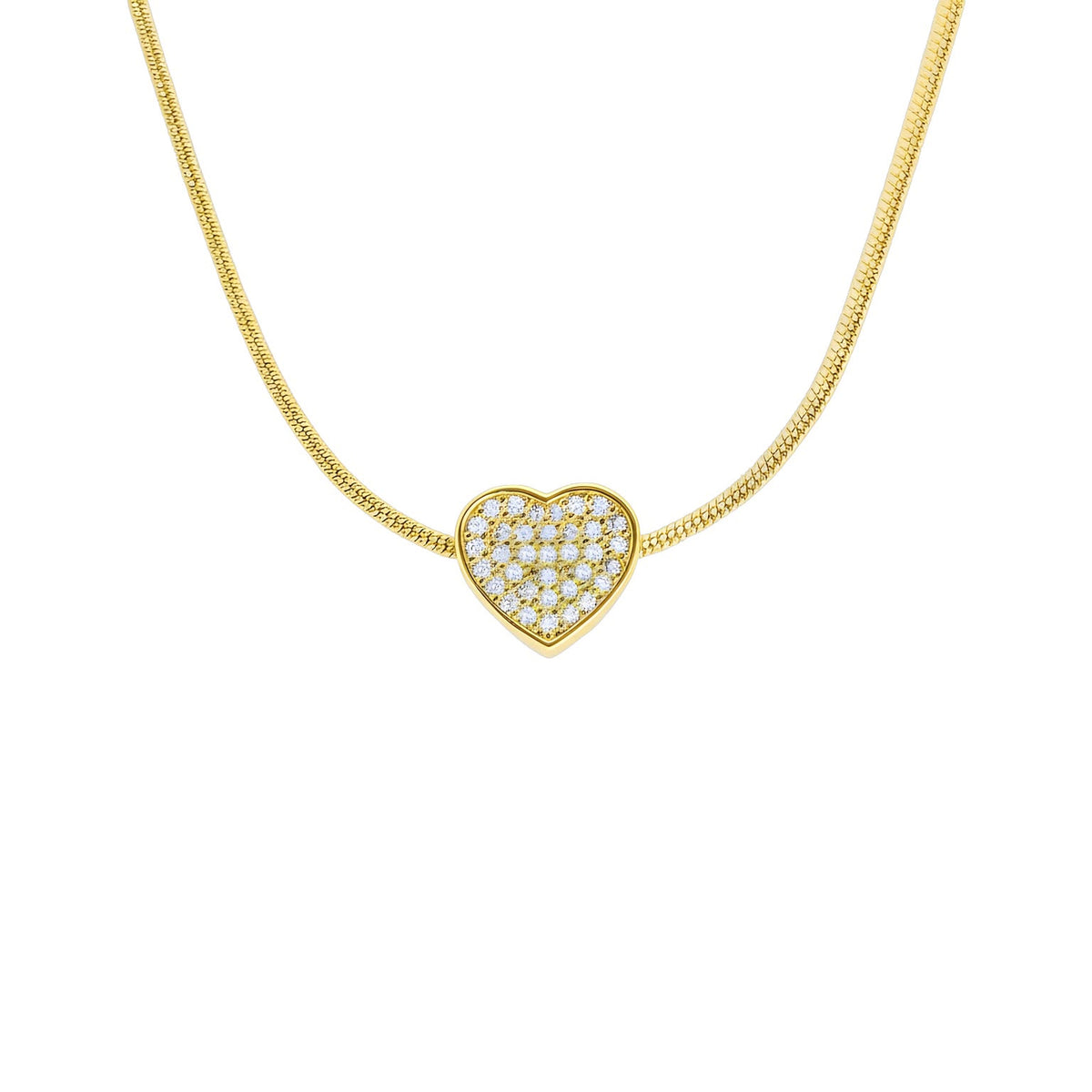 Collana Cuore Pavé Petite