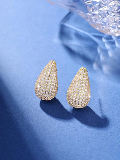 Orecchini Goccia Strass