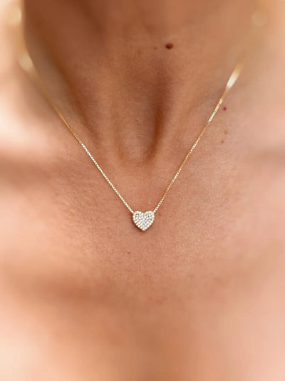 Collana Cuore Pavé Petite