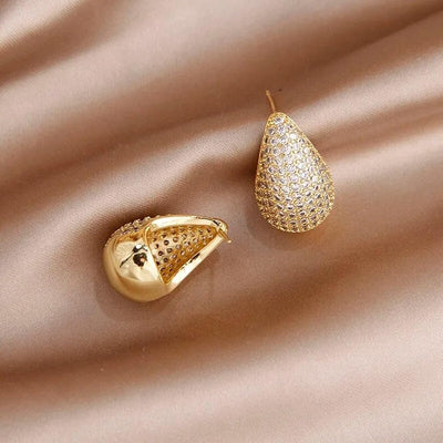 Orecchini Goccia Strass