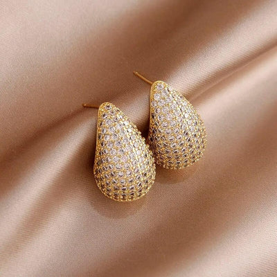 Orecchini Goccia Strass
