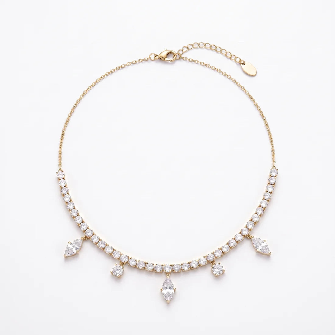 Collana Tennis Charm