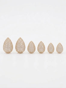 Orecchini Goccia Strass